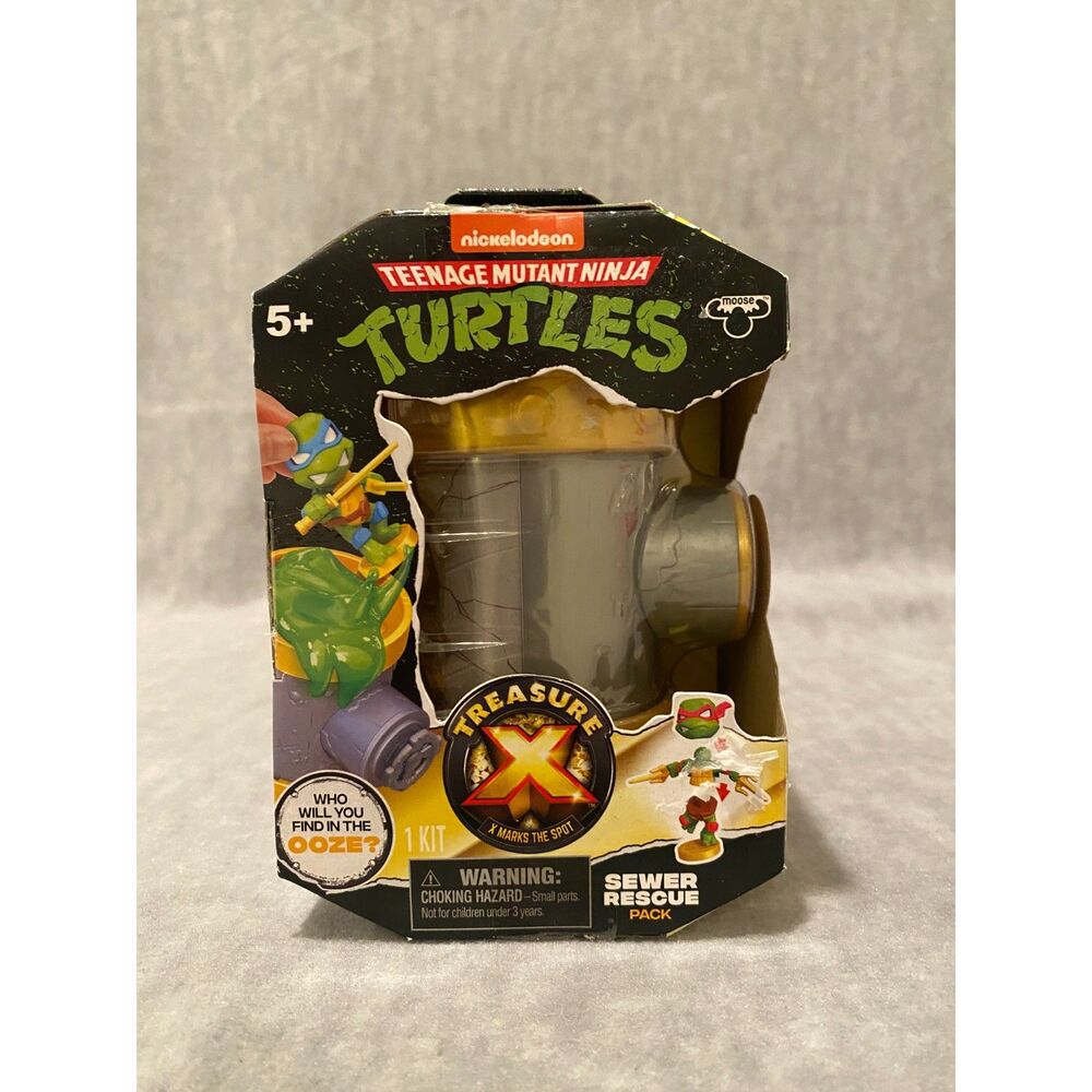 Teenage Mutant Ninja Turtles Treasure X Sewer Rescue Pack New in Box Nickelodeon